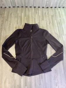 Lululemon Nulux reflektierende Laufjacke schwarz Größe 4 Damen - Bild 1 von 11