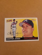 2004 Topps Heritage #40A Chipper Jones Pointing