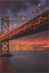 Nueva tarjeta de imagen MR ALE 4""x6"" UNP B2422~Puente Golden Gate San Francisco brillante - Imagen 1 de 4