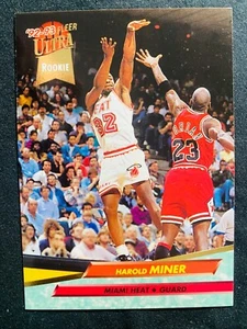 Tarjeta de baloncesto Fleer Ultra #293 1993 Harold Miner casi nueva-como nueva novato de la NBA - Imagen 1 de 1