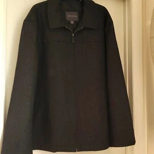 Mens Covington Grey Wool Blend Full Zip Coat/Jacket Size XL - Picture 1 of 6