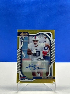 2022 Panini Absolute - Rookies Gold Signatures #179 Khalil Shakir /10 - Picture 1 of 1
