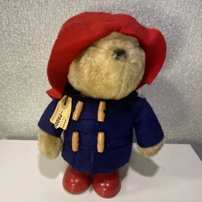 Peluche musical Paddington Bear 1981 Head Moves Eden Toys 9" Foto 1 de 4