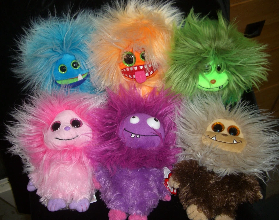 W-F-L TY  Frizzy Auswahl von Frizzys mit glubschi Augen 15 cm Aliens - Bild 1 von 1