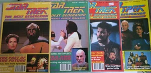 Star Trek 8 x Next Generations magazines rare original EX condition Spock Scotty - Picture 1 of 2