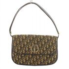 Christian Dior 2WAY Shoulder Bag Handbag Trotter Brown Authentic From Japan