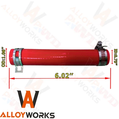 Red Intake Clean Air Duct Pipe For 2007-2018 Dodge Ram 2500 3500 6.7L L6 20016 Foto 1 de 4