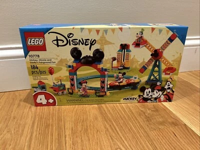 LEGO Disney: Mickey, Minnie and Goofy's Fairground Fun (10778) RETIRED Brand New - Image 1 of 4