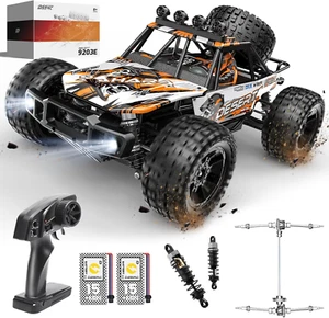 DEERC 1:10 Large RC Truck W/Lights, 30KM/H Fast RC Car for Adults & Boys, 4X4... - Picture 1 of 12