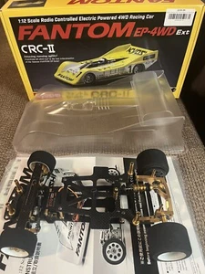 Kyosho Fantom EP-4WD CRC-ll 1/12 Scale RC Racing Car With All The Gold & Carbon - Picture 1 of 15