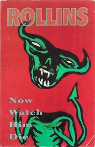 Now Watch Him Die, (4th)- Henry Rollins B6 - Imagen 1 de 1