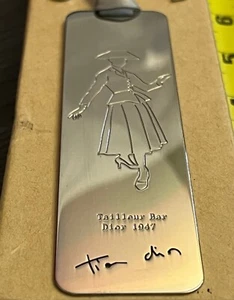 Cristian Dior Silver Signature Bookmark - Picture 1 of 3