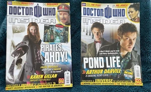 2 x Doctor Who Insider Magazines 2011 Issue 2 & 8 : 2 X 54 x 40cm Posters : NEW - Picture 1 of 24