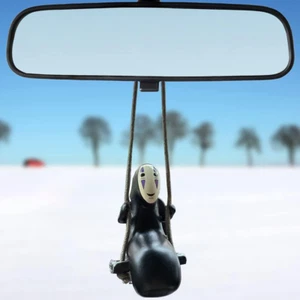 Anime Accessori Auto di No Face Man Ciondolo Auto Altalena da Appendere, per Auto Posteriore Vie - Foto 1 di 12