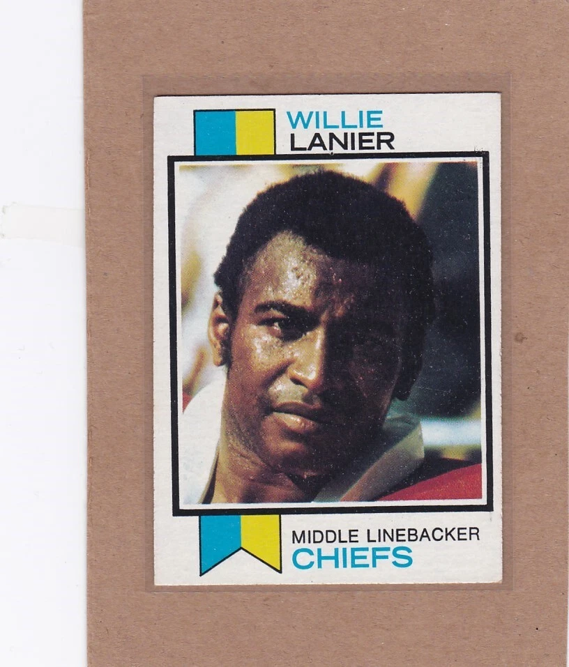 1973 TOPPS FOOTBALL WILLIE LANIER #410 CHIEFS EX *A19483 - Image 1 of 1