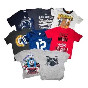 Adidas Padres Pacers Colts Thomas the Train Gymboree Lot of 8 Boy T-Shirts Sz 4 - Picture 1 of 9