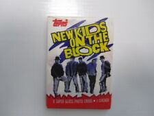 New Kids on the Block Topps Collector Trading Cards & Stickers Wax Pack +FreeG