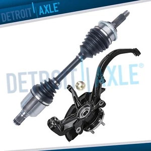 Front Left Steering Knuckles Wheel Hub Bearings CV Axles for Fusion Milan 3.0L - Picture 1 of 9