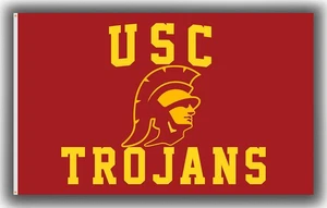 Fußball Team Souvenir individuelle Flagge 90 x 150 cm 3 x 5 Fuß Trojaner Champions bestes Banner - Bild 1 von 6