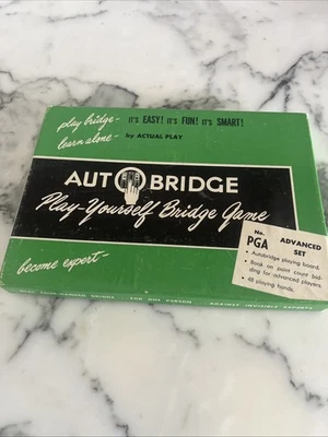 Vintage Auto Bridge Play Yourself Bridge Game Advanced  Course Set - Image 1 of 4