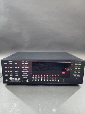 Analizador ecualizador computarizado DBX 20/20 enciende parte posterior corroída Foto 1 de 4