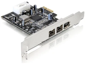 DeLOCK PCI Express Card - 1x Firewire A/2x Firewire B, 89153 - Photo 1/3