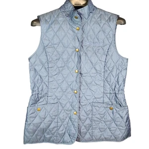 Chaleco Lila Bloom Mujer Mediano Acolchado Sin Mangas Bobcat Bordado Bolsillos - Imagen 1 de 8