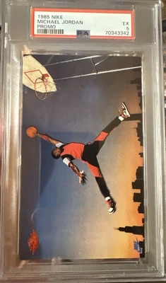 迈克尔·乔丹 1985 Nike Jump Man 促销 PSA 5 💰 — 第 1/4 张图片