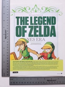 Legend Of Zelda Nes Era Authentic Print Ad / Poster Game Promo Art
