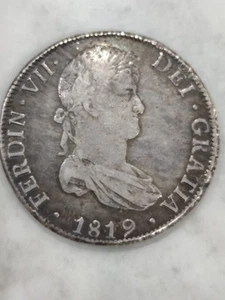 8 Reales 1819 Hispan Mexico Ferdin Vii - Picture 1 of 2