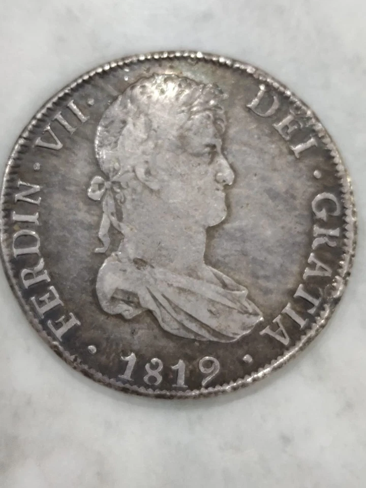 8 Reales 1819 Hispan Mexico Ferdin Vii - Image 1 of 2