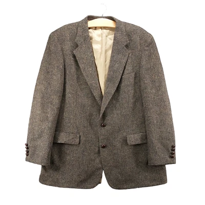 Robert Stock Men's Single Breasted Blazer Suit Jacket Multi 44L Wool - Image 1 of 4