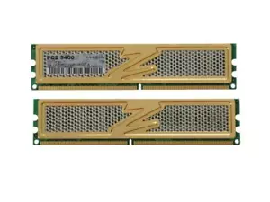 OCZ Gold 2GB Kit 2 x 1GB 667MHz PC2 5400 Dual 240-Pin Desktop DDR2 DIMM Memory - Picture 1 of 2