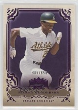 2013 Topps Triple Threads Amethyst /650 Rickey Henderson #68 HOF