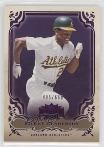2013 Topps Triple Threads Amethyst /650 Rickey Henderson #68 HOF