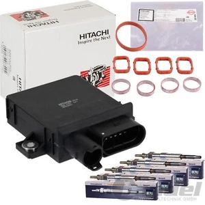 BERU GLÜHKERZE + HITACHI GLÜHSTEUERGERÄT passend für BMW E46 E90 318d 320d M47TÜ - Bild 1 von 6