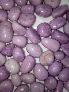 ONE (1) GENUINE AAA QUALITY PHOSPHOSIDERITE TUMBLED STONE 20-25 mm FROM PERU - Picture 1 of 3
