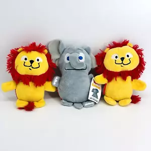 COPERTA EMIRATI VOLA CON ME ANIMALI BAMBINO BAMBINO PELUCHE AVVOLGENTE-ELEFANTE CON ETICHETTA-LEONE - Foto 1 di 14