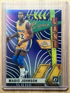 Magic Johnson 2019-20 Donruss Optic Express Lane Purple Prizm #20 Los Angeles - Picture 1 of 2