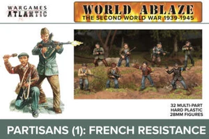 Wargames Atlantic 'World Aflame Partisans: French Resistance (32)' 28mm Soldiers - Picture 1 of 6