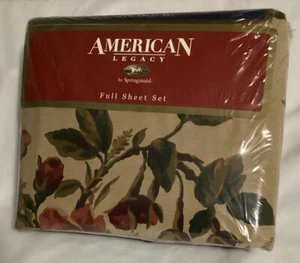 American Legacy - Full Size Sheet Set - American Beauty 50% Cotton - Picture 1 of 10