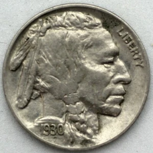 1930 Buffalo Nickel - AU - Picture 1 of 2