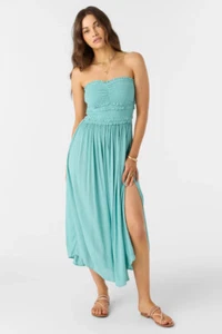 O'Neill Devyn Midi Dress - Women's - Medium / Nile Blue - Picture 1 of 10