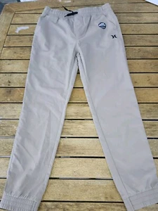 NEW Boy's Youth M 10 12 Hurley Woven Jogger Comfy Pants Khaki Nike Dri Fit - Picture 1 of 3