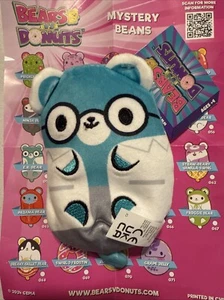 Bears VS Donuts 4” E.R. Bear #057 Bean Bag Bear Plush - Series 2 - Picture 1 of 1