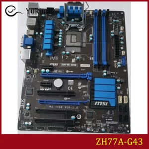 FOR MSI ZH77A-G43 DDR3*4 Socket 1155 32GB HDMI DVI VGA ATX Motherboard Test OK - Picture 1 of 4