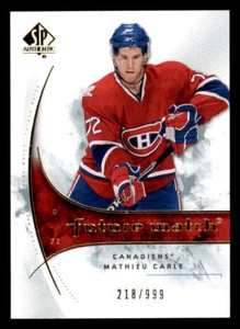 2009-10 SP Authentic #167 Mathieu Carle RC /999 (ref 239848) - Picture 1 of 2
