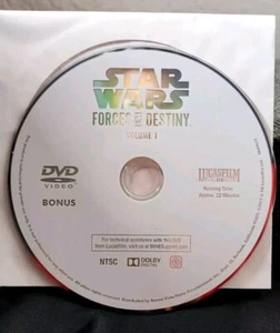 Star Wars Forces of Destiny DVD Vol 1 clone wars rebels tales of the jedi ahsoka - Imagen 1 de 2