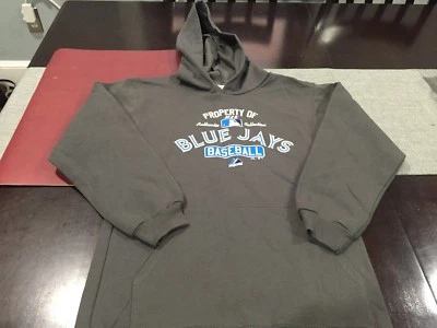 BLOWOUT SALE BOYS/GIRLS YOUTH Toronto Blue Jays Majestic Hoodie GRAY M MED NEW - Image 1 of 2