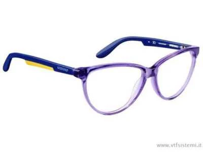 Carrera CA5511 Crystal Purple 0PV Plastic Eyeglasses Frame 55-15-140 Aviator - Image 1 of 2